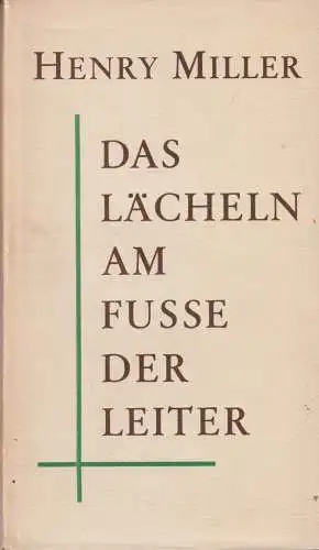 Buch: Das Lächeln am Fuße der Leiter, Miller, Henry, 1954, Donau-Verlag