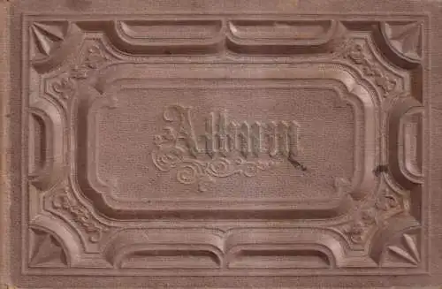 Buch: Stammbuch von E. Arnold, Erfurt 1874-1875, mit mehr als 30 Eintragungen