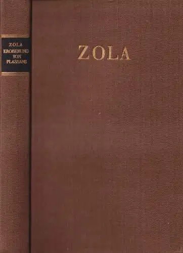 Buch: Die Eroberung von Plassans, Zola, Emile, 1979, Rütten & Loening, Rougon