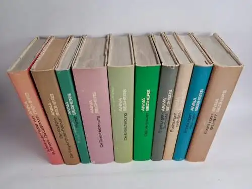 10 Bücher Anna Seghers Gesammelte Werke in Einzelausgaben, Aufbau Verlag