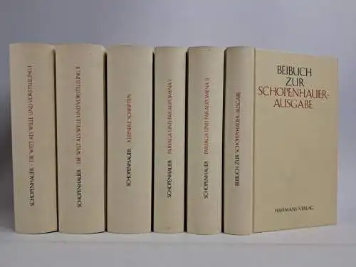 Buch: Arthur Schopenhauer - Werke in fünf Bänden, 1988, Haffmans Verlag, 6 Bände