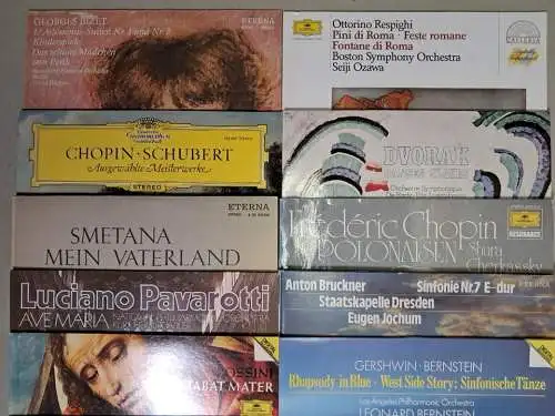 20 verschiedene Klassik Schallplatten 12" LP, Vinyl, Bizet, Respighi, Dvorak ...