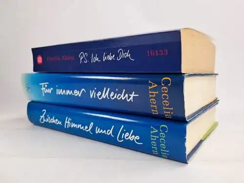 3 Bücher Cecelia Ahern: P. S. Ich liebe dich; Für immer vielleicht; Zwischen ...