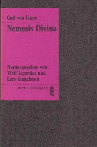 Buch: Carl von Linne - Nemesis Divina, Lepenies, Wolf, 1983, Ullstein