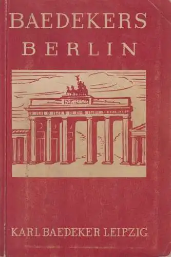 Buch: Berlin und Potsdam. 1936, Karl Baedeker Verlag, gebraucht, gut