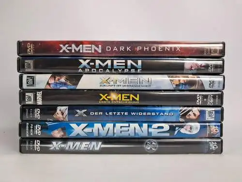 7 DVDs X-Men: Widerstand, Zukunft, Entscheidung, Apocalypse, Dark Phoenix ...