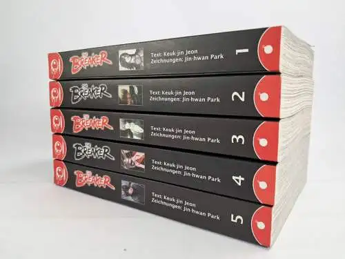 Manga The Breaker 1-5 & The Breaker New Waves 1-10, Keuk-jin Jeon, Jin-hwan Park