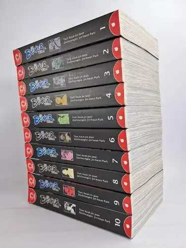Manga The Breaker 1-5 & The Breaker New Waves 1-10, Keuk-jin Jeon, Jin-hwan Park