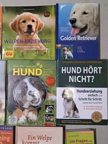 12 Bücher Hunde: Barf für Hunde; 300 Fragen zum Hundeverhalten; Hunderassen ...