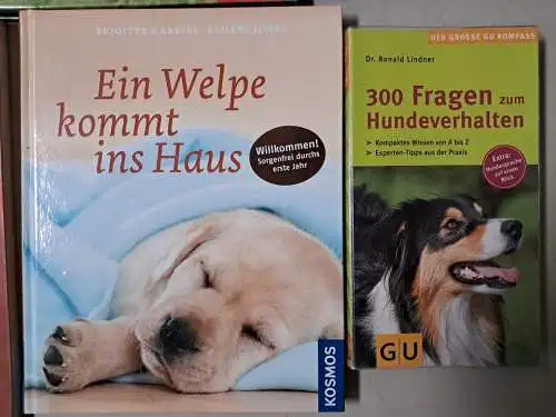 12 Bücher Hunde: Barf für Hunde; 300 Fragen zum Hundeverhalten; Hunderassen ...