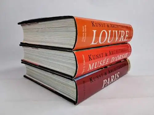 3 Bücher Kunst & Architektur: Louvre, Paris, Musee D'Orsay. Könemann Verlag