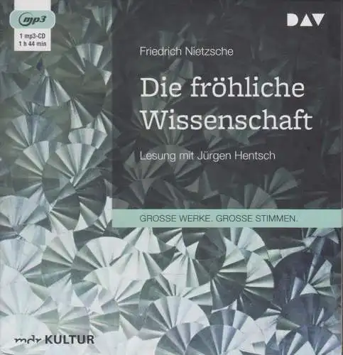 CD: Friedrich Nietzsche - Die fröhliche Wissenschaft. 2020, Jürgen Hentsch, mp3