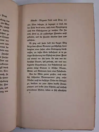 Buch: Mozart auf der Reise nach Prag, Eduard Mörike, 1920, Hermann A. Wiechmann