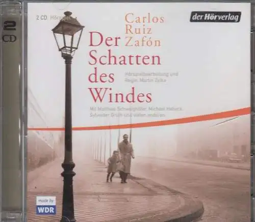 Doppel-CD: Carlos Ruiz Zafon - Der Schatten des Windes. 2005, Schweighöfer