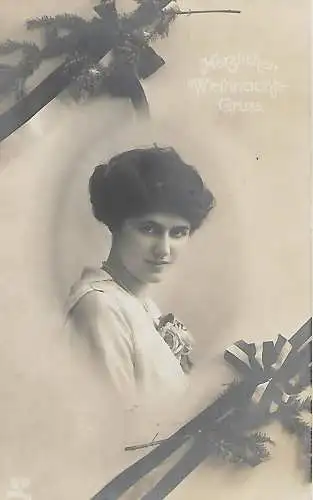 AK Herzlichen Weihnachtsgruss! ca. 1916, Postkarte, Weihnachten, gebraucht, gut