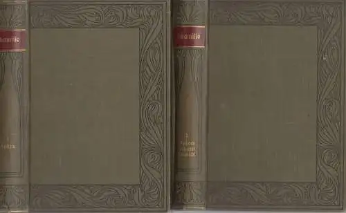 Buch: Chamissos Werke, Tardel, Hermann, Band 1 und 2, Bibliographisches Institut