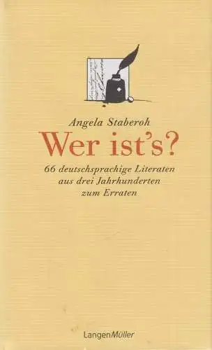 Buch: Wer ist's?, Staberoh, Angela, 2006, LangenMüller, gebraucht: sehr gut