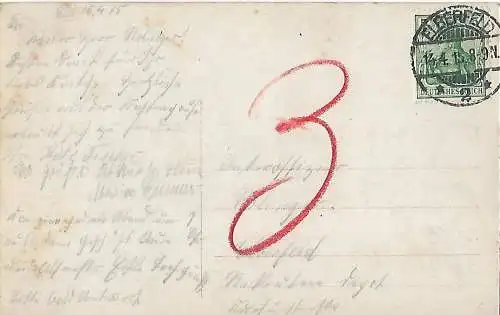 AK Erika Blüten in würziger Pracht, ca. 1915, Postkarte, gebraucht, gut