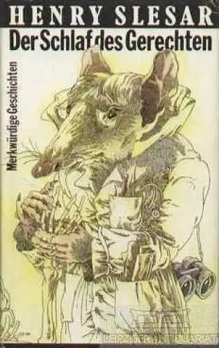 Buch: Der Schlaf des Gerechten, Slesar, Henry. 1988, Volk und Welt Verlag