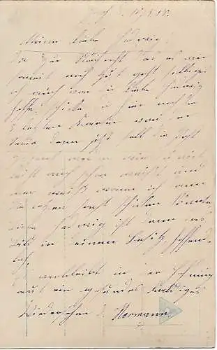 AK Fernes Glück, ca. 1918, Postkarte, gebraucht, gut