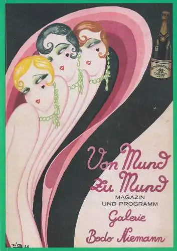 Buch: Von Mund zu Mund, Magazin und Programm, Galerie Bodo Niemann