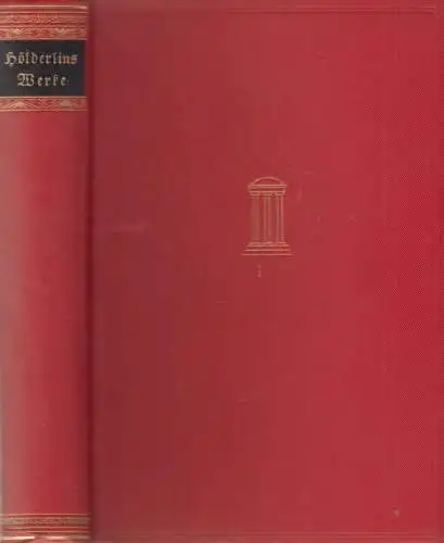 Buch: Hölderlins Werke. Hölderlin, Friedrich, Hesse & Becker Verlag