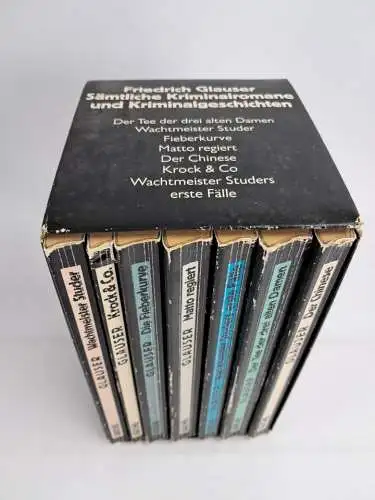 Buch: Sämtliche Kriminalromane und Kriminalgeschichten, Friedrich Glauser, Arche