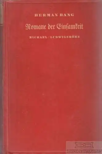 Buch: Romane der Einsamkeit, Bang, Herman. 2 in 1 Bände, S. Fischer Verlag