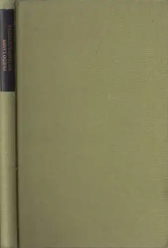 Buch: Septembergewitter, Friedo Lampe, 1976, Bibliothek Suhrkamp Band 481
