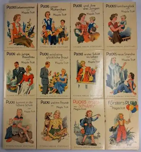 Buch: Pucki kommt in die höhere Schule, Trott, Magda. Pucki, Titania-Verl 348107