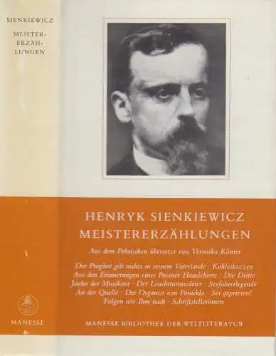 Buch: Meistererzählungen, Henryk Sienkiewicz, 1986, Manesse Bibliothek
