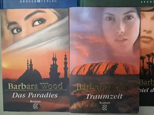 20 Bücher Barbara Wood: Herzflimmern, Sturmjahre, Traumzeit, Nachtzug ...