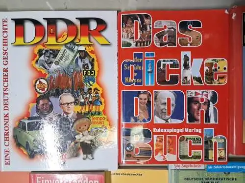 18 Bücher DDR-Geschichte, MfS, Lexikon, Honecker, SED, Politikverbrechen, Alltag