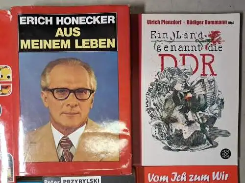 18 Bücher DDR-Geschichte, MfS, Lexikon, Honecker, SED, Politikverbrechen, Alltag