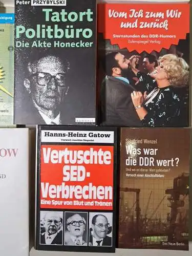 18 Bücher DDR-Geschichte, MfS, Lexikon, Honecker, SED, Politikverbrechen, Alltag