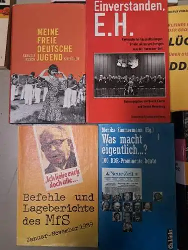 18 Bücher DDR-Geschichte, MfS, Lexikon, Honecker, SED, Politikverbrechen, Alltag