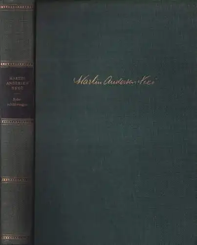 Buch: Reiseschilderungen, Andersen Nexö, Martin. 1956, Dietz Verlag