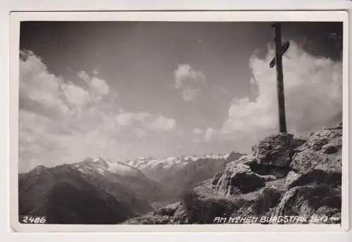 AK Am Hohen Burgstall, Much Heiss, Alpiner Kunstverlag, gebraucht gut