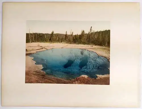 Foto: Yellowstone Nationalpark - Hayden Valley, Morning Glory Hot Spring. 1903