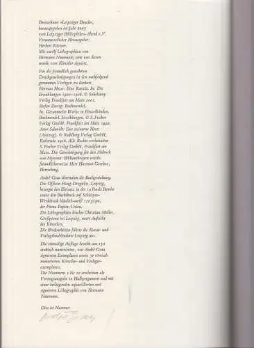 Buch: Bibliophile Leidenschaften, Hesse, 2003, Leipzig, Grau, Andre, signiert