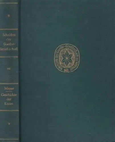 Buch: Geschichte der Kunst, Meyer, Johann Heinrich. 1974, gebraucht, gut