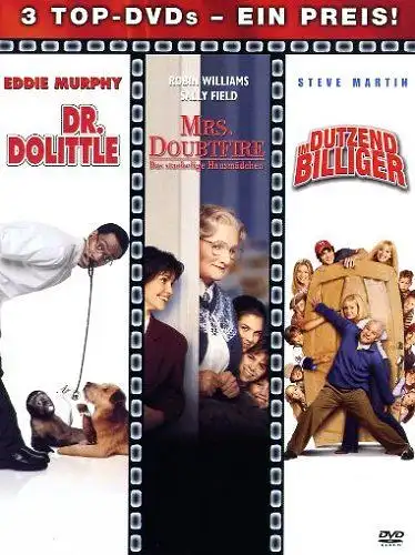 DVD: Dr. Dolittle - Mrs. Doubtfire - Im Dutzend billiger (3 DVDs), Eddie Murphy