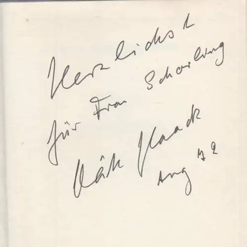 Buch: In Berlin und anderswo, Haack, Käte, 1971, Herbig, Erinnerungen, signiert