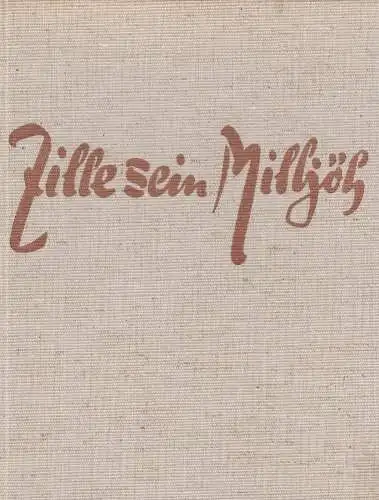 Buch: Zille sein Milljöh. Schumann, Werner, 1961, Fackelträger-Verlag