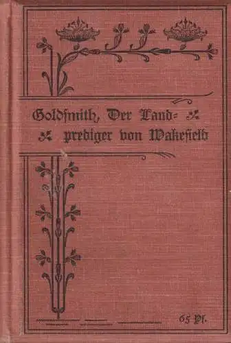 Buch: Der Landprediger von Wakefield. O. Golsmith, Bibliographisches Institut