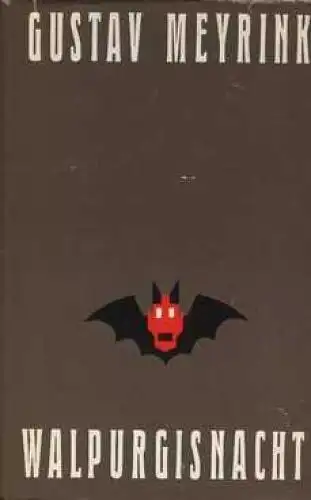 Buch: Walpurgisnacht, Meyrink, Gustav. 1985, Verlag der Nation, gebraucht, gut