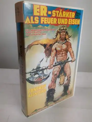 VHS: Er - Stärker als Feuer und Eisen, Fantasy Abenteuer, Sam Pasco, 1998