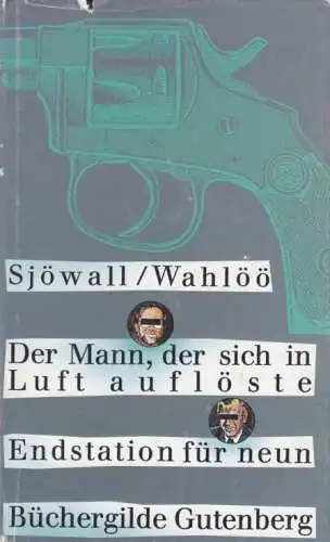 Buch: Der Mann, der sich in Luft auflöste / Endstation für neun, Sjöwall. 1990