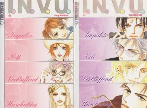 2 Mangas: I.N.V.U. Nr. 1+2, Kang Won Kim, 2004/05, Tokyopop Verlag, Manga, Anime