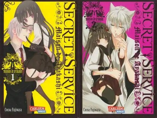 Manga: Secret Service 1+2, Cocoa Fujiwara, Carlsen Manga, 2 Bände, Mystery